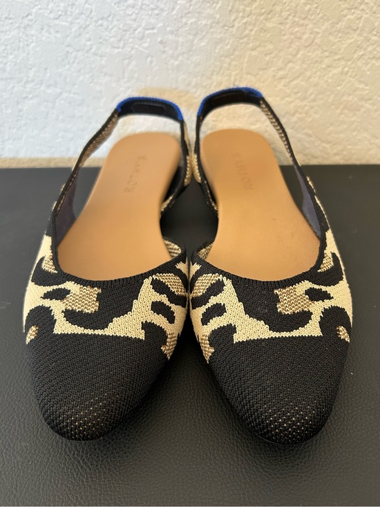 Rothy's Shoes - Rothy’s Leopard Print Almond Sling Back Desert Cat Shoes Flats Sz 8.5 Cheetah